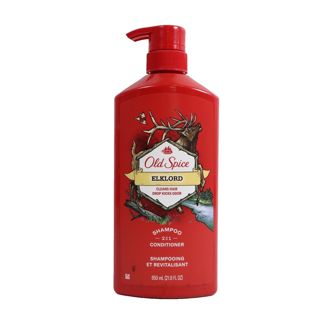 Old Spice Elklord 2 In 1 Shampoo & Conditioner 21.9 oz For Men's Hair